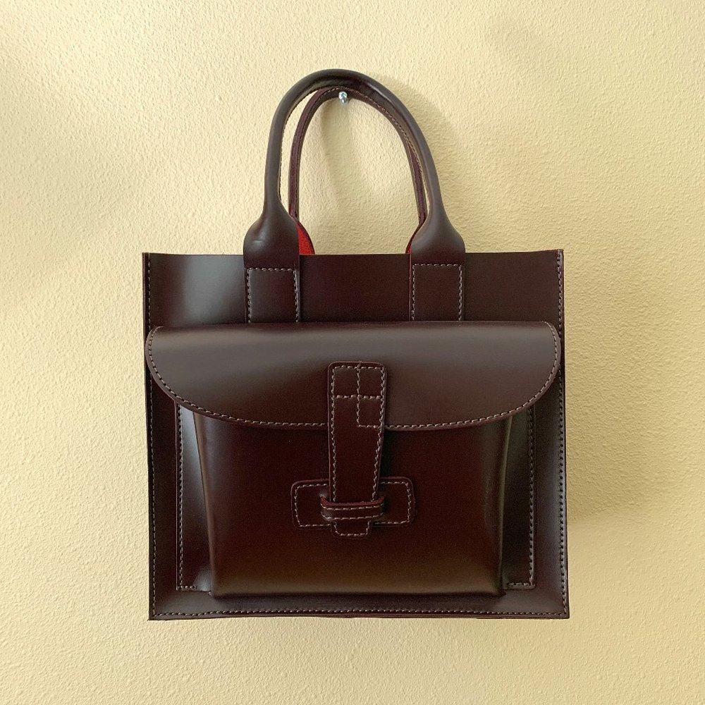 agnes baddoo sac 1 in burgundy / limited edition color